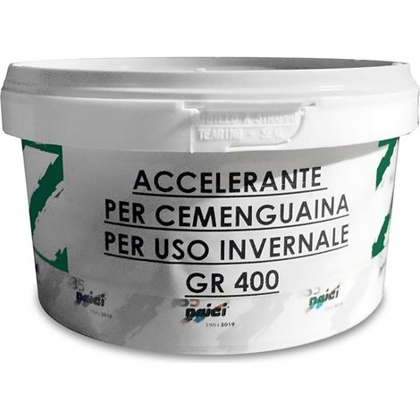 Accelerante di presa per sistemi cemenguaina per uso invernale 400 gr