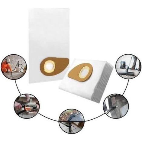 (10 pièces) Sacs de rechange compatibles avec les aspirateurs professionnels Nilfisk Buddy II 12 Prof/18 Prof. (1/3)