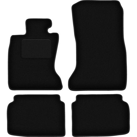 Tappetini auto in velluto nero per: BMW Serie 7 F01 berlina (2008-2015) (1/5)