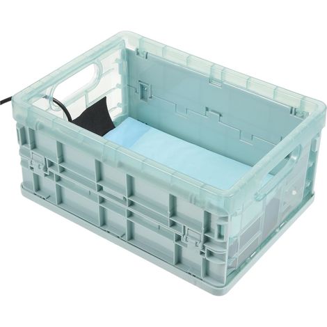 Couveuse Poussin pour Perroquet avec Coussin Chauffant Usb, Boîte D'incubation en Plastique Réutilisable pour Jeunes Oiseaux et Animaux Domestiques (1/5)