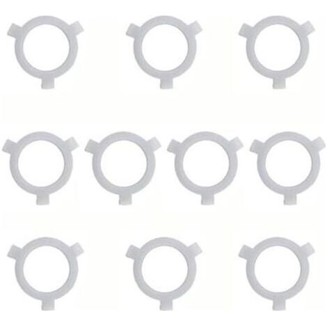 6x5cm Ensemble de 10 Anneaux de Réduction pour Abat-Jour, Accessoires Innovants pour Luminaires, E27 à E26 (1/4)