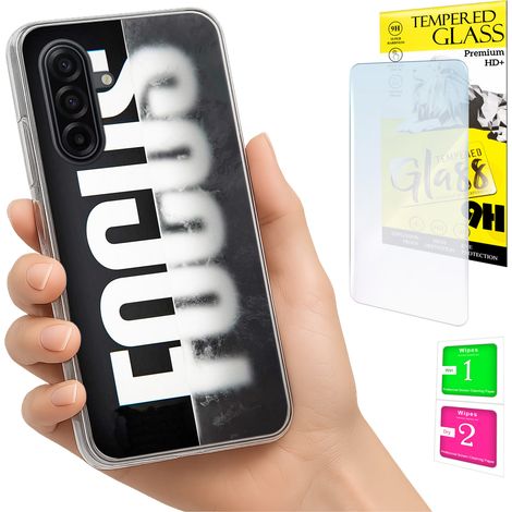 Custodia per Samsung Galaxy A17 5G, cover fotografica, cover posteriore + vetro 9H (1/5)