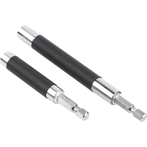 2 adaptateurs magnétiques pour douilles hexagonales extensibles 1/4" pour tournevis électrique (1/5)