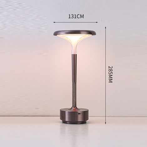 Lámpara de escritorio LED recargable - DL-Y02 - Control táctil y 3 colores ajustables (1/5)