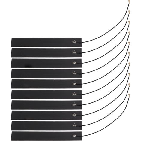 Packung mit 10 IPEX-Innenantennen, stabile Übertragung, große Reichweite, Oxidationsbeständigkeit, zuverlässige Verbindung, optimale Leistung. (1/5)
