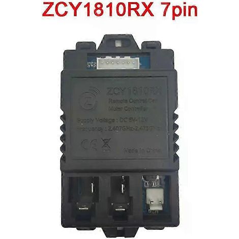 Boîtier de commande JR1810RX 6 12V pour voiture électrique enfant, récepteur ZCY1810RX 5 broches/7 broches, contrôleur de télécommande ZCY1810RX 7 broches (1/5)