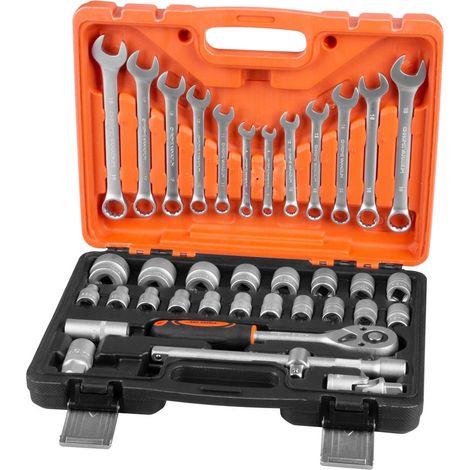 Werkzeugsatz Strend Pro S237, 37-teilig, im Koffer, 1/2" (1/3)