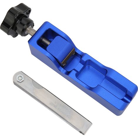 Einstellwerkzeug für den Elektrodenabstand von Zündkerzen mit Fühlerlehre für NGK 5671A Zündkerzen mit 10 mm, 12 mm, 14 mm und 16 mm Durchmesser, blau (1/5)