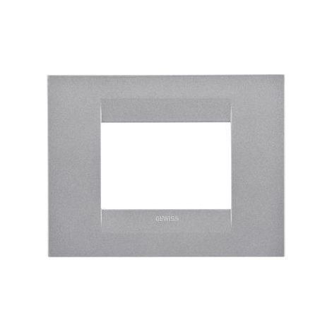 PLAQUE GEO 3P TITANE GEWISS GW16403VT