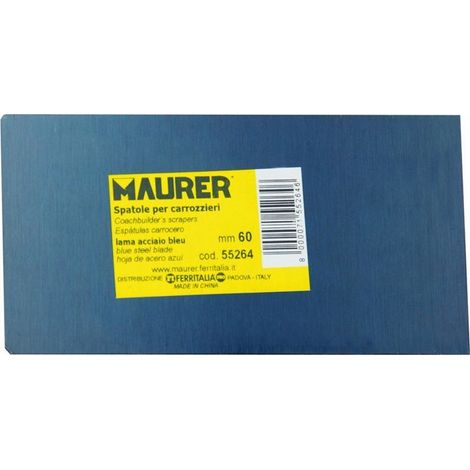 SPATOLA RETTANGOLARE LISCIA MAURER 30MM