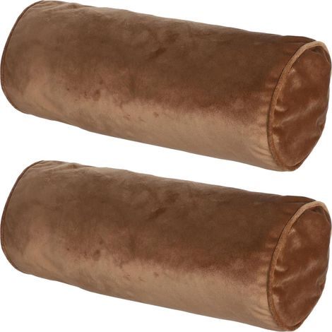 Nackenstützkissenbezug Schlafzimmer Leicht 2 pièces aus Flanell Zylindrischer Bezug en (1/5)