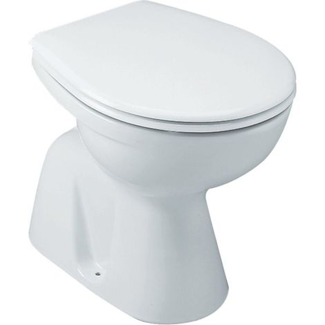 Cuvette WC sur Pied ROCA Polo Sortie Horizontale Alimentation Indépendante Blanche Céramique - WM822012Z0