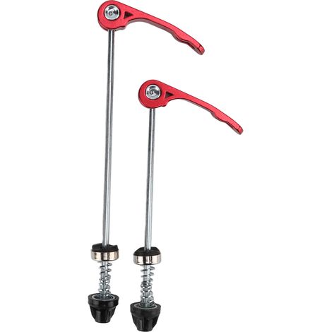 1 Paire de Dévoileurs Rapides pour Vélo, Freins Rapides Avant Arrière, Levier Antidérapant Rouge (1/5)