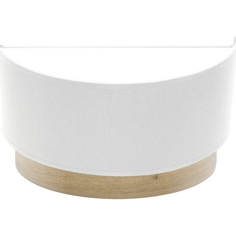 Applique Olga 1xe27 blanc/bois clair 15x30x16 cm (1/2)