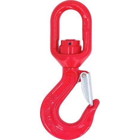 Crochet pivotant, roulement de charge de 2 tonnes, levage robuste en acier allié pour grue (1/5)