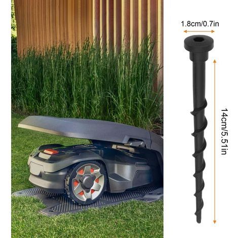 Vis de Station de Charge pour Tondeuse à Gazon Compatibles avec Husqvarna Automower 105 305 308, Longueur 13,7 cm Outils de Jardin (Lot de 10) (1/4)