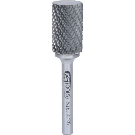 KS Tools HM Zylinder-Frässtift Form A ohne Stirnverzahnung, 16 mm