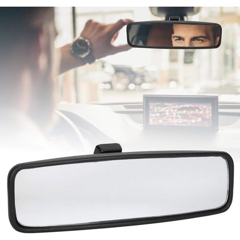 Rétroviseur Intérieur,Rétroviseur de pare-brise, boîtier ABS à vision claire 814842 rétroviseur intérieur grand angle de vue pour Citroen C1 EXPERT - 1996-2006 Peugeot 107 Fit Toyota Aygo (1/5)
