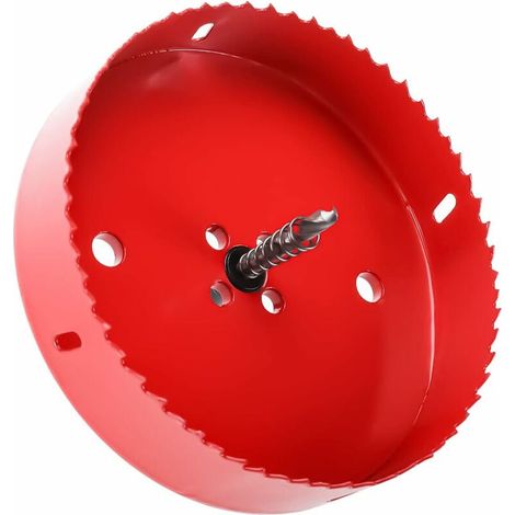 Bimetall-Lochsäge Ø 150 mm mit Zentrierbohrer zum Bohren von 6"-Löchern (1/5)
