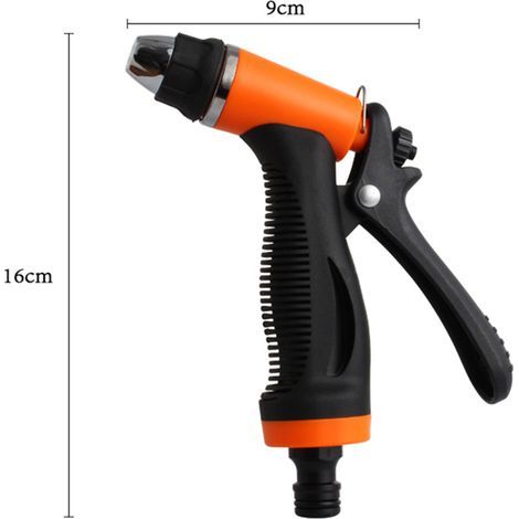 Zoternen Pistolet pulvérisateur d'eau haute pression, buse en cuivre, tuyau de 6 m, pour jardin, pelouse, lavage de voiture (1/5)