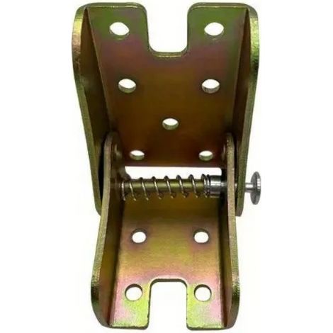 (Lot de 2 - Multicolore) Supports de pieds de table à charnières pliables à 90° pour rallonges de table et chaises - Pieds pliables autobloquants (1/5)