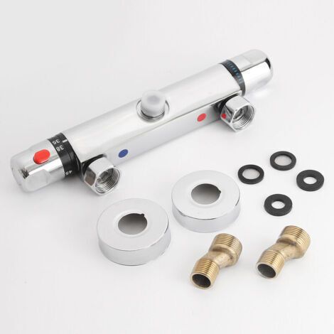 NALOOKAMIC Robinet Douche Thermostatique Mitigeur Valve Mural