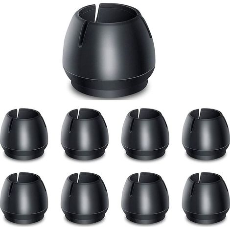 Protection pour meubles 24 Pcs De Coussinets De Protection De Jambe De Chaise en Silicone Au Sol,Tasses De Meubles avec Coussinets en Feutre,Capuchons De Jambe Ronds Antidérapants en Silicone (1/5)