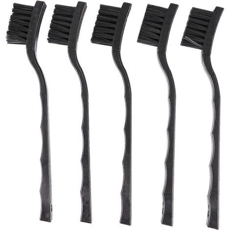 5 Stück schwarze ESD-Antistatik-Staubpinsel für Leiterplattenreparaturen, 17 cm