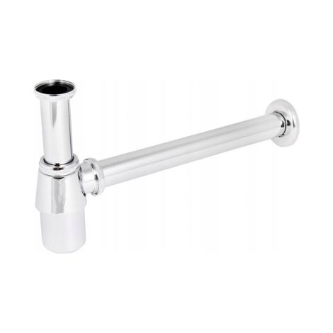 Flaschen-Siphon Hydroland s.but.m Messing verchromt 98 mm