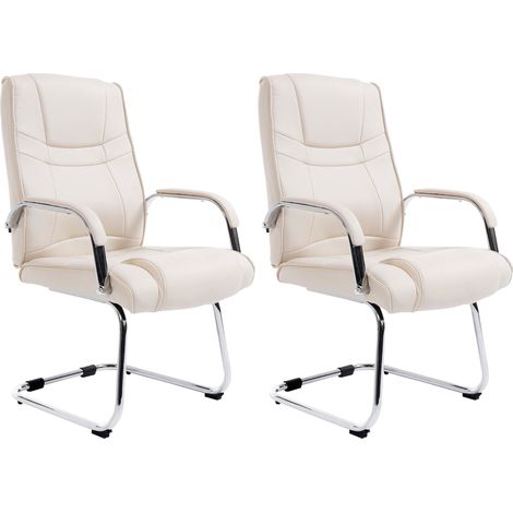 Set di 2 sedie Attila crema