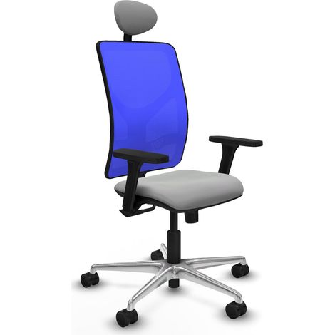 Bürostuhl piqueras y crespo Motilla blau Mesh Kunstleder (1/2)