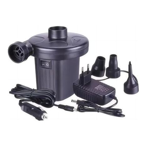 Elektrischer Aufblaser, tragbare elektrische Luftpumpe 12V DC/230V AC mit 3 Düsen (Batterie nicht im Lieferumfang enthalten) (1/5)
