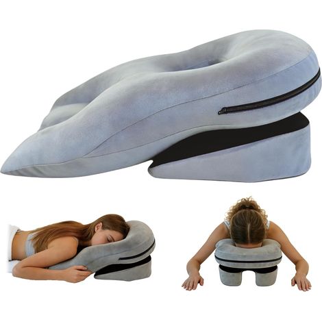 Cinquil Face Pillow for Sleeping Sleep Pillow for Sleep After Surgery Height Adjustable Massage Headrest for Bed Vitrectomy Recovery Equipment (1/5)