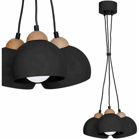 Suspension DAMA NOIRE 3xE27 (1/5)