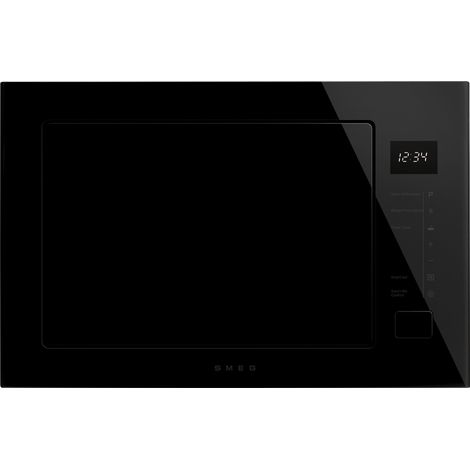Smeg FMI225BI. Posizionamento dell'apparecchio: Da incasso, Tipo di prodotto: Microonde con grill, Capacità interna: 25 L, Potenza Microonde: 900 W, Display incorporato, Tipo di display: LED, Tipo ... (1/5)