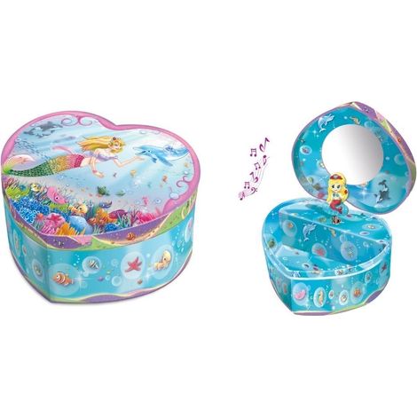 Carillon a forma di cuore con sirena