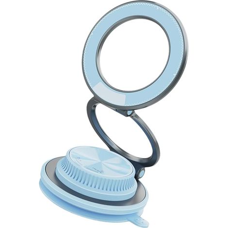 Support de téléphone magnétique pour voiture - Rotation à 360° - Réglable - Pour tableau de bord et pare-brise - Avec ventouses sous vide puissantes (1/4)