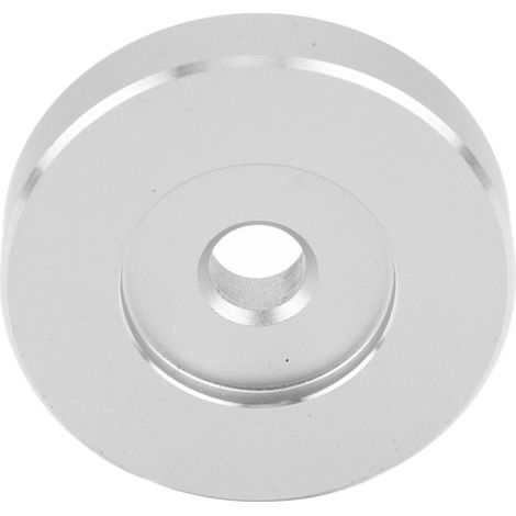 Adaptateur de disque pour phonographe, accessoire de remplacement pour platine vinyle, couleur argent. (1/5)