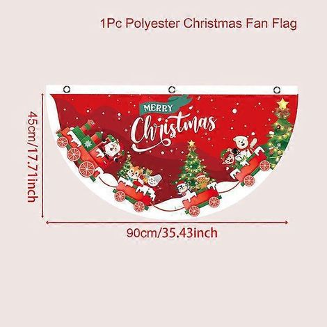 Décorations de Noël suspendues pour porche et porte, bannière, ornements pour la maison, cadeaux de Noël, décorations de Noël et du Nouvel An. (1/5)