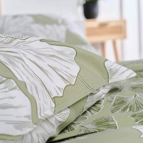 Parure de lit SUNSHINE ANDRE - - Vert 220x240 cm (1/3)