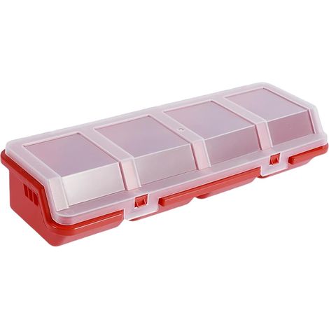 Organizador apilable de clavos/tornillos: almacenamiento en cajones para banco de trabajo, joyería, garaje, pernos.