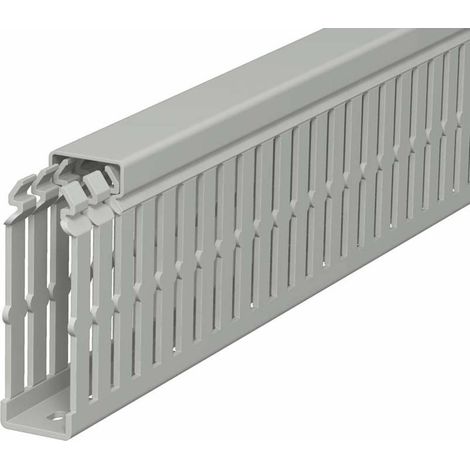 OBO-BETTERMANN - CANAL TABLEAU LKV/NEUTRE DIN 75 X 25 MM GRIS 6178420 (1/2)