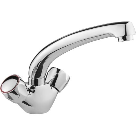 Deva Vitality Round Sink Mixer Tap - Chrome (1/2)