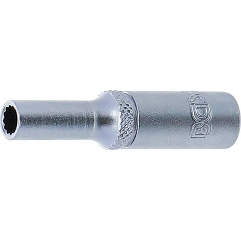 Douille pour Clé Douze Pans Longue 6,3 mm (1/4) - 5 mm - Précision et Durabilité, Acier, Zones Difficiles - D-Work (1/5)