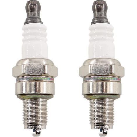 Lot de 2 bougies d'allumage pour Stihl MS170 MS171 MS181 MS211 MS231 MS241 MS251 FS90 FS100 FS110 BG56 BG66 BG86 BR500 BR550 BR600 Remplace Bosch USR7AC NGK 33. 65 CMR6H (1/4)