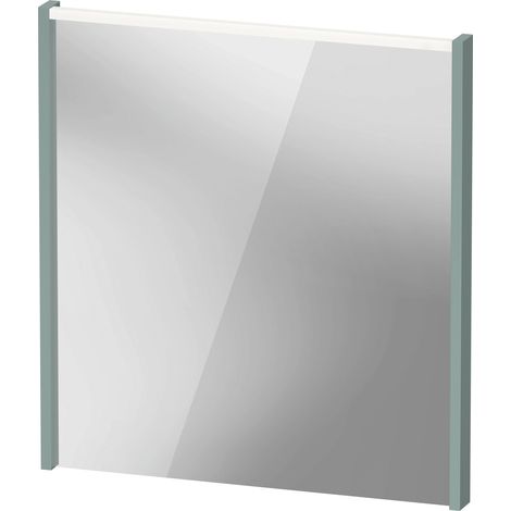 Espejo D-Code de Duravit, panel de luz LED superior, 650x700mm, (1/2)