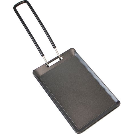 Mini plateau de barbecue en fer, portable, compact et facile à nettoyer, idéal pour le camping, la maison et les activités de plein air. Parfait pour le camping, la maison et les activités extérieures (1/2)
