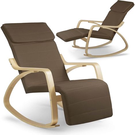 Luxury Rocking Chair Suzi - Brown (1/5)