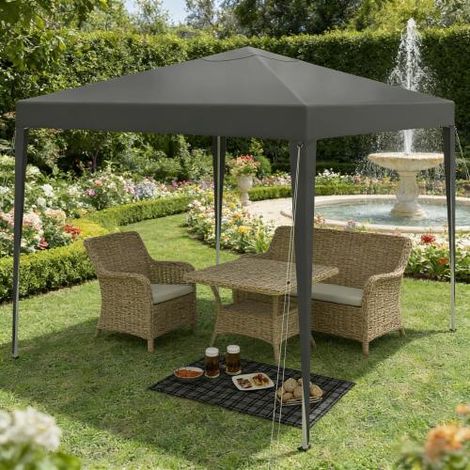 Tenda per caravan moderna con tetto estraibile, tenda per feste con kit portatile, tenda portatile per ombra, per attività outdoor (solo tenda).