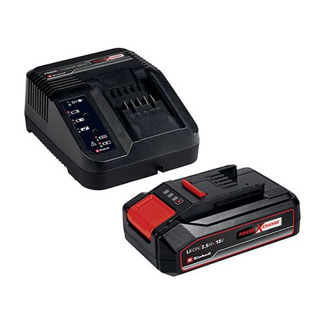 KIT ENERGIA LITIO XCHANGE EINHELL VOLT 18 AH 2,5 + CARICABATTERIA